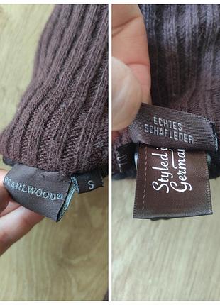 Шикарные женские кожаные перчатки pearlwood германия. . размер s.