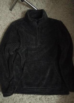 Теплая кофта на молнии, мех, свитер, nutmeg3 фото