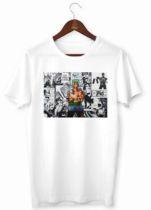 Футболка с оригинальным принтом "one piece ван-пес roronoa zoro ророноа зеро (комикс)" push it
