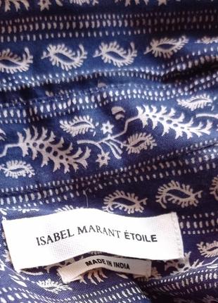 Бавовняна брендова сорочка isabel marant etoile,p.386 фото