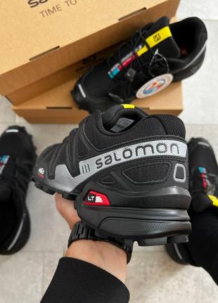 Мужские кроссовки salomon speedcross соломон водонепроницаемые на резиновом протекторе4 фото