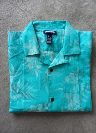 Брендовая рубашка тенниска lands'end.