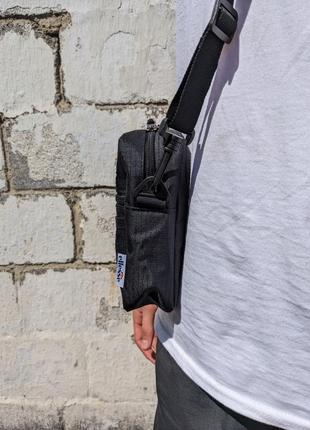 Черная сумка через плечо ellesse, месенджер ellesse, барсетка элис, мужская сумка ellesse6 фото