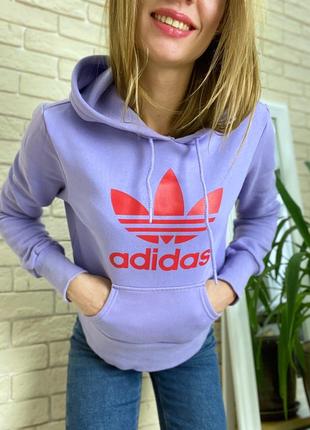 Худи adidas лилового цвета3 фото