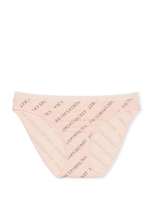 Victoria's secret stretch cotton bikini panty трусики бікіні віктория сикрет xs лого