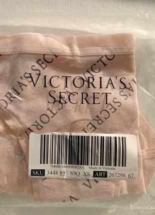 Victoria's secret stretch cotton bikini panty трусики бикини виктория сикрет xs лого3 фото