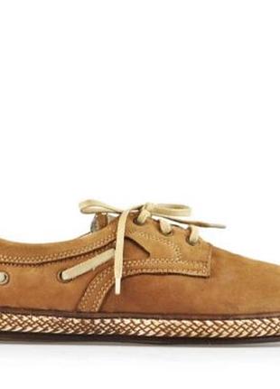 Повседневные туфли из натур . нубука  krisbut /размер  45