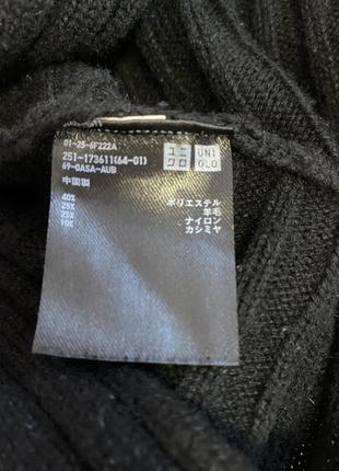 Uniqlo черный базовый свитер р xs оригинал5 фото