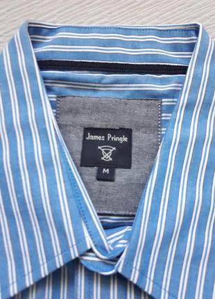 Суперовая рубашка тенниска с коротким рукавом принт полосы james pringle2 фото