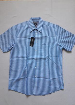 Суперовая рубашка тенниска с коротким рукавом принт полосы james pringle