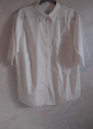 Женская летняя рубашка madeleine u914 l хлопок, оверсайз2 фото