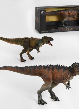 Динозавр игрушечный ти-рекс, 2 цвета, 17х10х41см, q 9899 w 501 фото