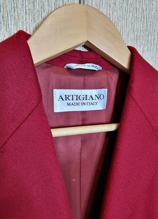 Шикарный пиджак, жакет artigiano, италия 100% шерсть2 фото