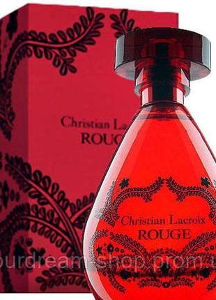 Christian lacroix rouge 50 мл (45 мл) рарітетна елітна парфумована вода.