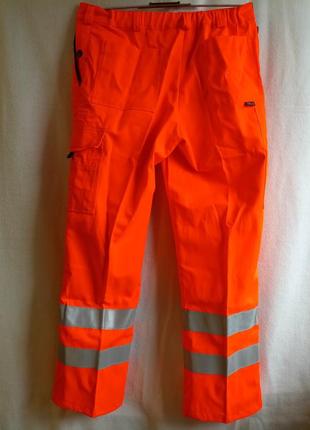 Робочі штани spilag (50/l-52/xl, гумка на поясі, світловідбивні  стрічки, швейцарія) #s10032 фото