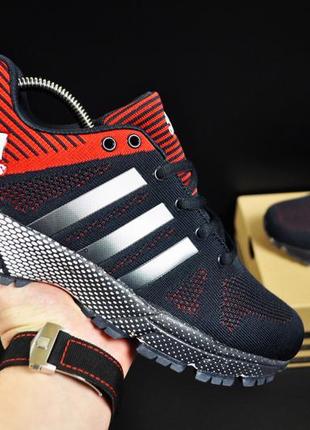 Кроссовки adidas fast marathon арт 20714 (мужские, синие, адидас)