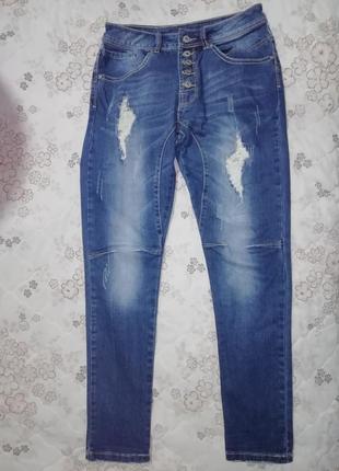 Джинси рвані denim розмір s