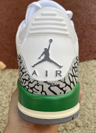 Кроссовки nike jordan 3 retro lucky green aj3 джордан ретро3 фото