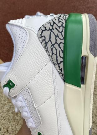 Кроссовки nike jordan 3 retro lucky green aj3 джордан ретро5 фото