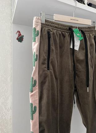 Бархатные крутые спортивные штаны брюки asos