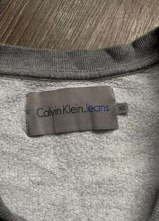 Calvin klein jeans світшот жіночий кельвін кляйн оригінал з логотипом біг лого ck худі кофта тепла тренд найк пума оверсайз3 фото