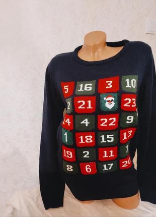 Светр новорічний, новорічний светр унісекс, розпродажу, одяг, взуття1 фото
