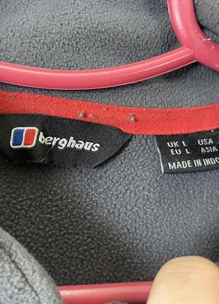 Мужская крутая оригинальная флисовая кофта berghaus размер l5 фото