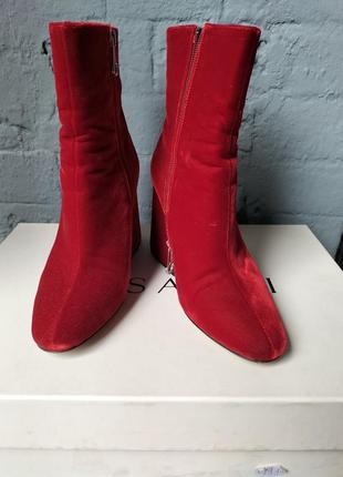 Бархатные ботинки от maison margiela3 фото