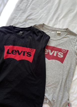 Серая футболка levi’s8 фото