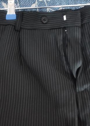 Классические брюки / штаны в полоску / серые брюки1 фото