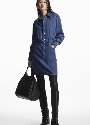 Джинсова сукня cos, нова колекція