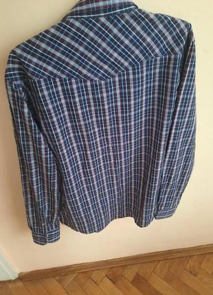 Мужская новая рубашка,рубашка.
cottons silk c&amp;s
размер l.
100% cotone/ cotton3 фото