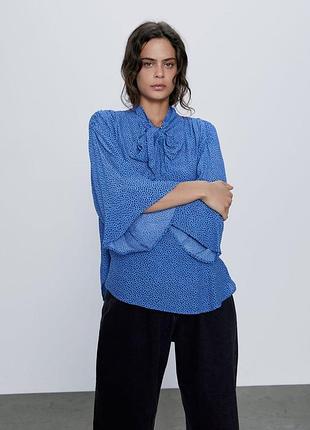 Шикарная блуза свободного фасона zara2 фото