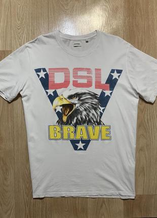 Diesel brave big logo футболка