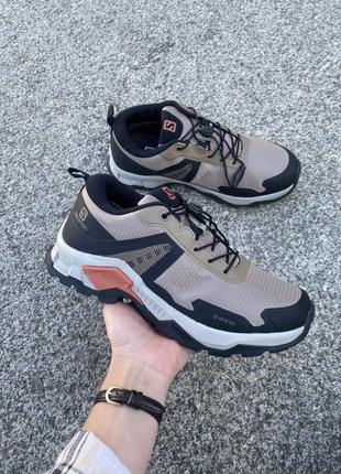 Чоловічі кросівки / якісні кросівки salomon x raise 2 gtx termo beige black на кожен день