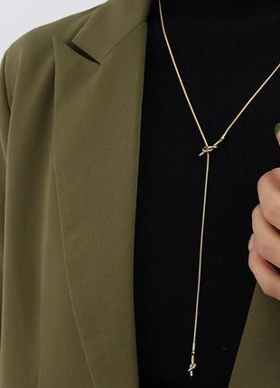 Колье подвеска цепочка серебро