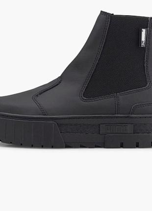 Ботинки puma mayze chelsea pop sneaker boots black  384549-021 фото