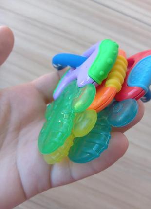 Іграшка-прорізувач з термогелем ключики, nuby5 фото