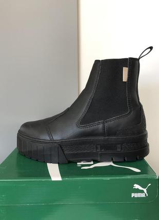 Ботинки puma, челси кожаные