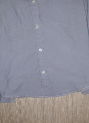 Хлопковая рубашка h&amp;m на 13-14 лет5 фото