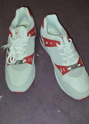 Кроссовки мужские philipp plein runner " kyle" white red