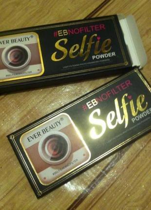 Подарунок too faced no filter selfie powders компактная пудра 3 цвета