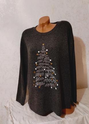 Светр ялинка новорічний светр, джемпер різдвяний