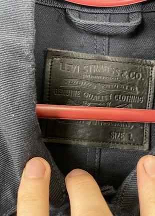 Мужская крутая оригинальная джинсовка levi`s размер l6 фото