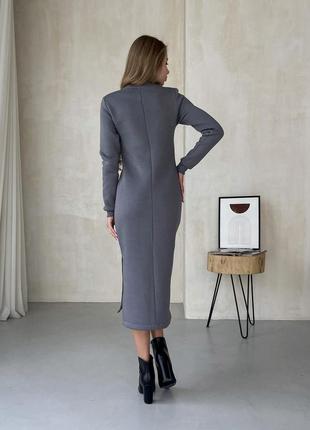 Трендовое платье модные теплые платья длинные теплые платья теплое платье по фигуре...