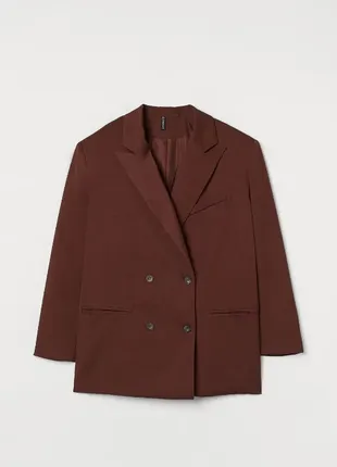 Двубортний оверсайз жакет h&m  xl-xxl