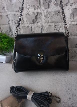 Женская кожаная сумка клатч кожаный2 фото