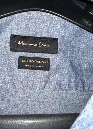 Рубашка сорочка massimo dutti slim fit2 фото