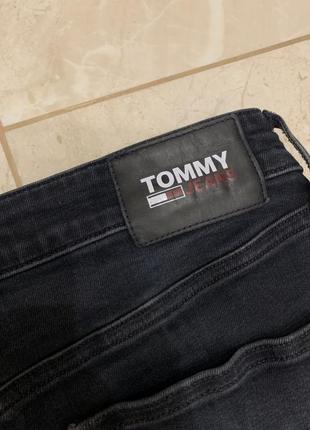 Джинси штани tommy hilfiger чоловічі темно сірі6 фото