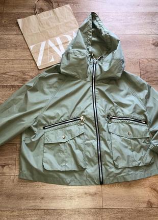 Женская свободная ветровка,куртка zara!оригинал!